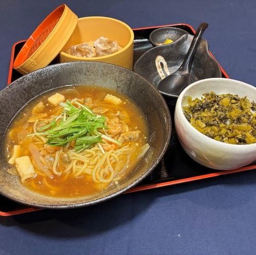 横浜中華街 海鮮あんかけ中華そば&黒豚しゅうまい