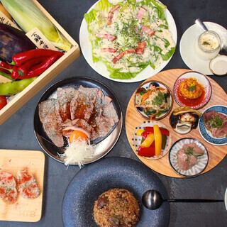 【定番贅沢コース】ミートタケシの贅を尽くした逸品ばかり！＜全9品＞