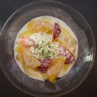 Seasonal Fruit Caprese