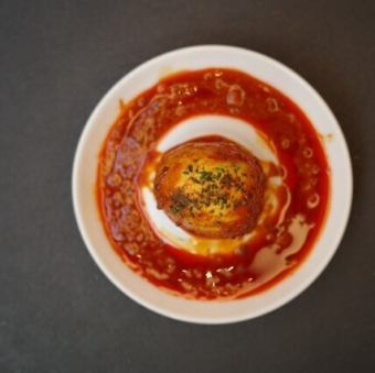 Soft-boiled egg achar