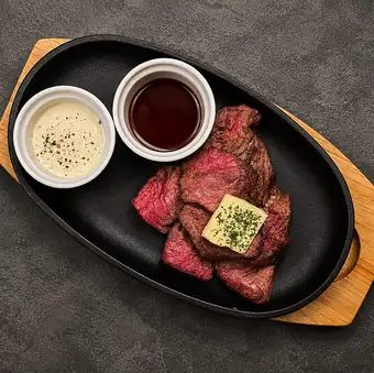 US産ハラミのバターステーキ