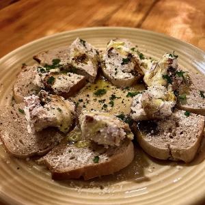 Cream cheese, walnuts and honey bucket