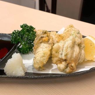 Deep-fried oyster tempura from Hiroshima prefecture