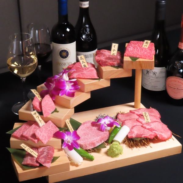 1日1組限定の裏メニュー【大人の階段盛り】で誕生日など特別な日を豪華に演出！