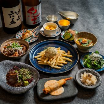 【当日21時までOK】とりろまんお得に宴会コース★焼き鳥や鶏ホルモン煮込み等全10品4000円(税込)