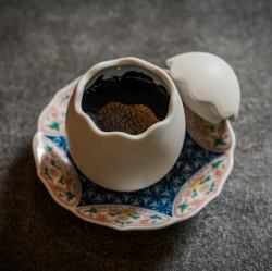 黑芝麻杏仁豆腐