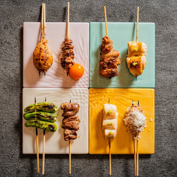 Enjoy the brand's authentic yakitori ◎