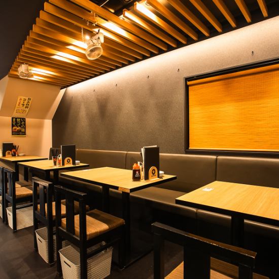 雰囲気自慢の店内でお楽しみください