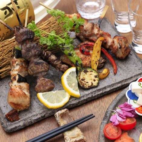 【当店人気メニュー♪】その日の店主おススメ焼鳥5種盛り合わせ◎1265円（税込）
