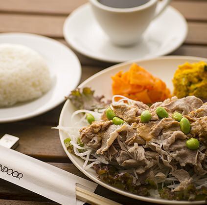 日替わりランチ(コーヒー or ウーロン茶付)おろしとんかつ/ヘルシー冷しゃぶ/鶏の竜田揚げなど