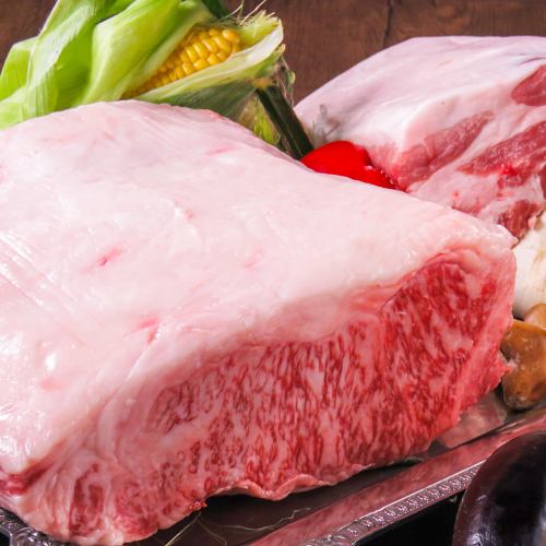 [All day OK] Nagasaki Kuroge Wagyu beef A5 sirloin steak [100g] Set meal only 3000 yen