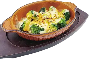 ブロッコリーとチーズのオーブン焼き