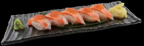 [北海道産]生サーモンいくら寿司(5貫)/生サーモン寿司(5貫)