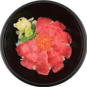 [国産]天然本まぐろの 鉄火丼～鮭いくらのせ