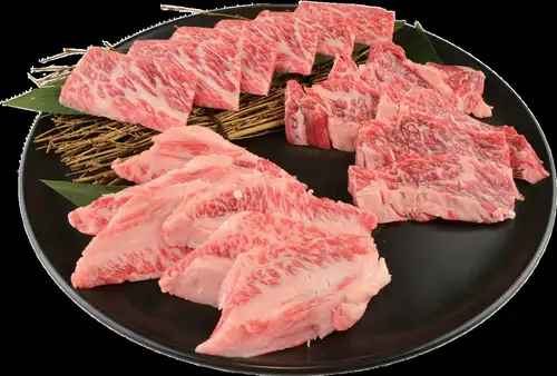 A5ランク黒毛和牛カルビ三昧セット(塩・タレ)