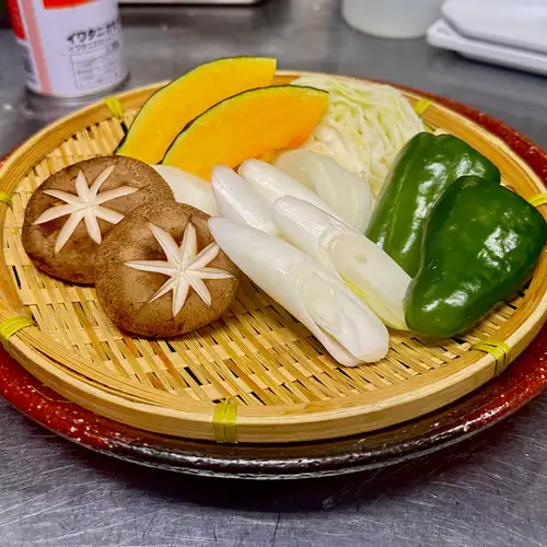 季節の焼き野菜盛合せ