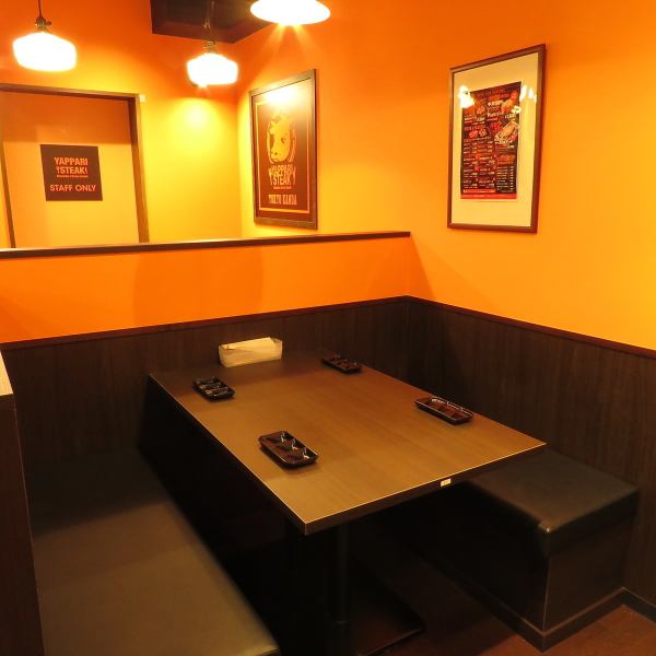 [Table seats/BOX seats] Families and groups are welcome! We also have BOX seats that can accommodate up to 6 people, so you can enjoy a meal together! Kanda If you want to eat delicious meat, be sure to come to the Steak Kanda branch! We also have a take-out menu ☆