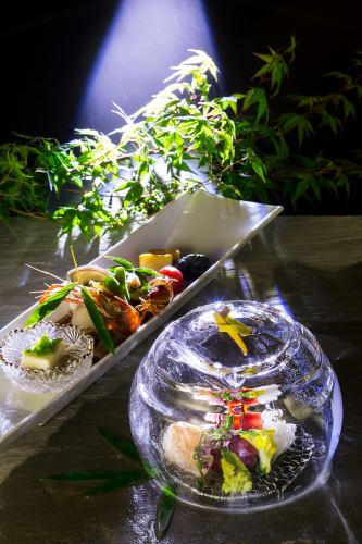 Authentic Japanese food using seasonal ingredients