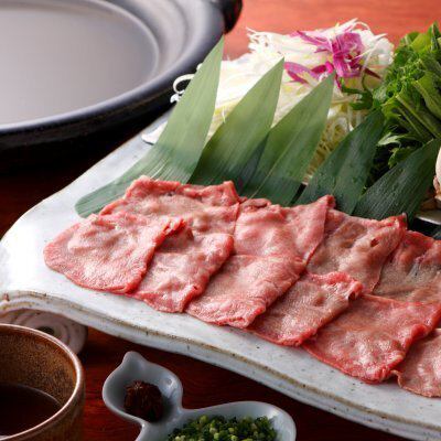 Beef tongue shabu-shabu hotpot