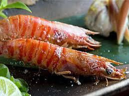 Grilled shrimp with salt (2 fish)
