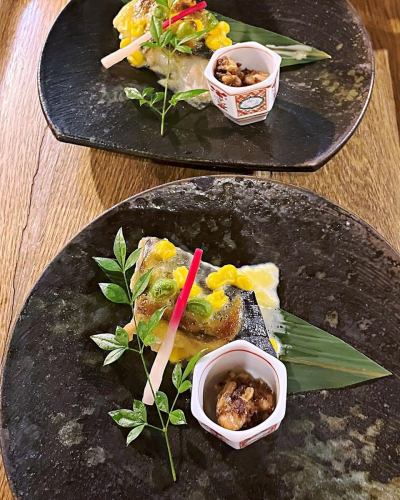Grilled Spanish mackerel