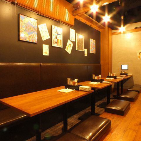 We offer stylish seats with a calm atmosphere♪♪