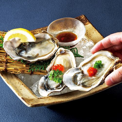 紐西蘭三種鮮活牡蠣拼盤