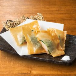 海老のすり身とチーズの春巻かず/【愛知県産】めひかりの唐揚げ 各