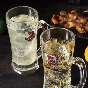 【90分スタンダード飲み放題】ハイボール・サワー・果実酒など◆単品飲み放題Aプラン1540円