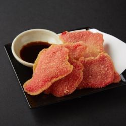 Pickled ginger tempura