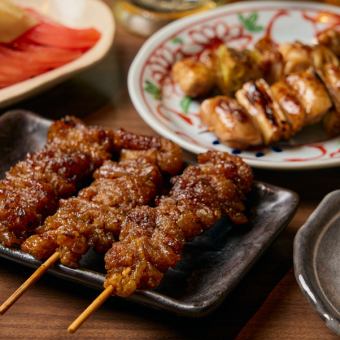 [Toriya's banquet course with 2.5 hours of all-you-can-drink included] A course where you can enjoy our famous skewers and specialty dishes.11 items in total
