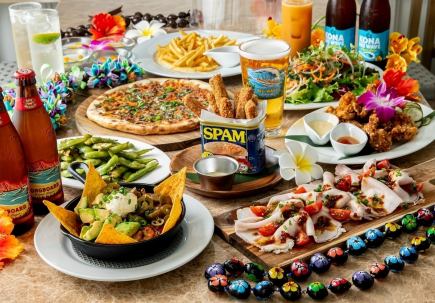 【90 분 음료 무제한】 KHC 캐주얼 코스 (10 품) KHC 명물 "코코모코" 첨부!