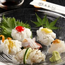 はも刺身5種盛り