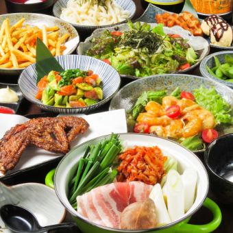 豪华马肉刺身套餐5,000日元（含税），含3小时无限畅饮！（通常6,200日元）