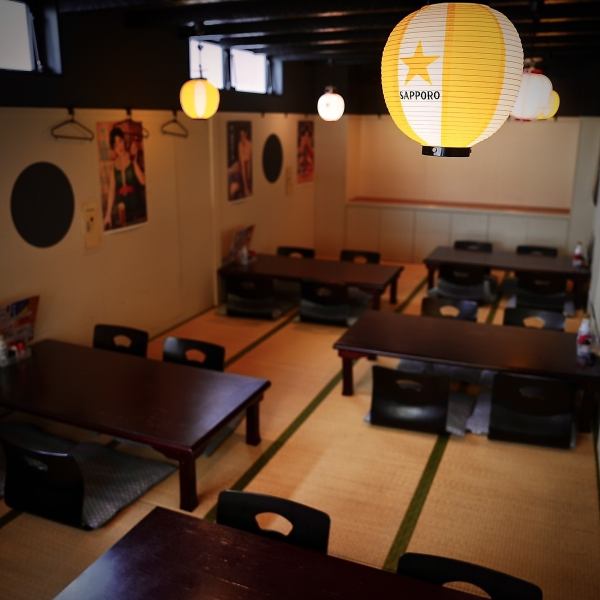 【榻榻米房間】我們還有榻榻米房間。最多可容納25人,所以您可以包下整間房間!如果您想使用,請打電話聯絡我們!