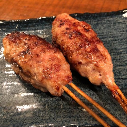 The restaurant's proud Tsukune (salt)