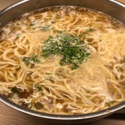 〆のチャンポン麺セット