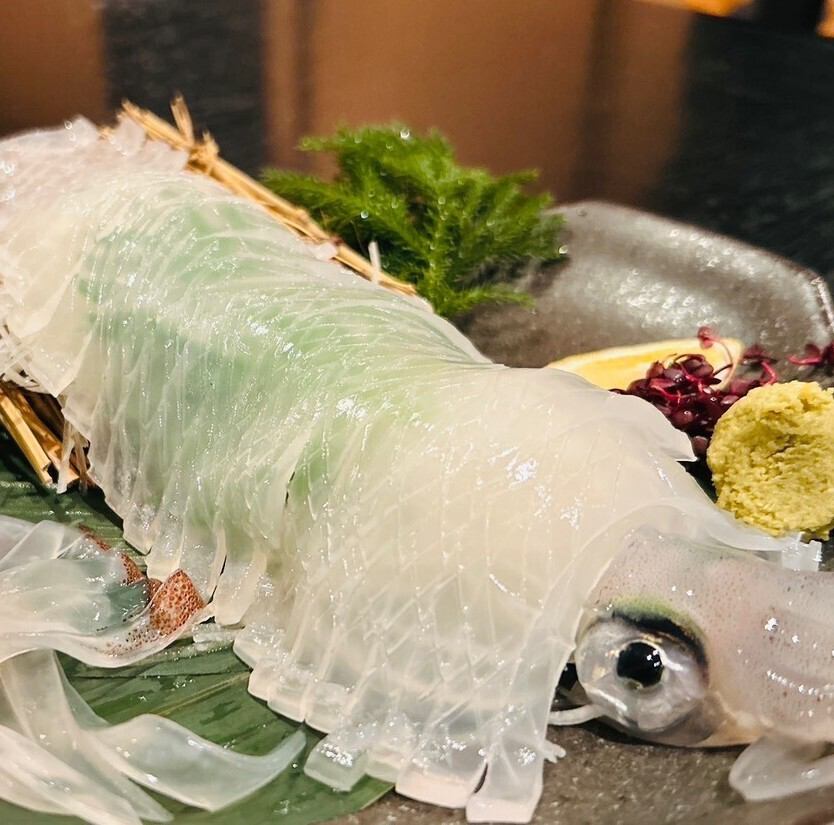 「海から直送！開業２０年 鮮度が命の海鮮居酒屋」鮮度勝負 活イカ専門、膳水産直営店