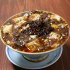 Delicious and spicy mapo tofu