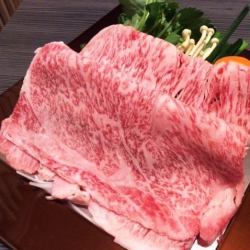 [A5 rank Miyazaki beef] Shabu-shabu