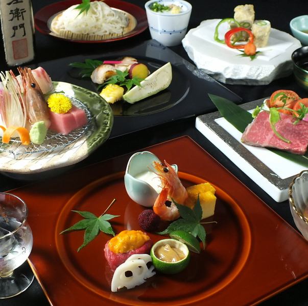 Recommended for entertaining and dining! Kaiseki course 10,000 yen (for 6 people or more) with 120 minutes of all-you-can-drink