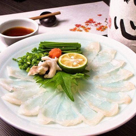 ◆Winter Limited Tiger Pufferfish Course◆ Pufferfish Hot Pot / 8 dishes including fried pufferfish 10,000 yen