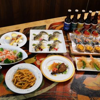 【6/1~】【パーティーKING！全9品★特製デザート付】クラフトビール飲み放題付きコース7,700円
