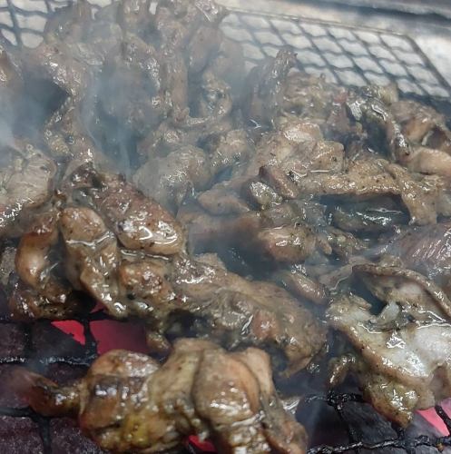 地鶏炭火焼き
