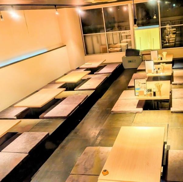 [Horigotatsu seats] Can be used for various banquets! [Second floor seats] The second floor has sunken kotatsu seats that can accommodate up to 40 people.