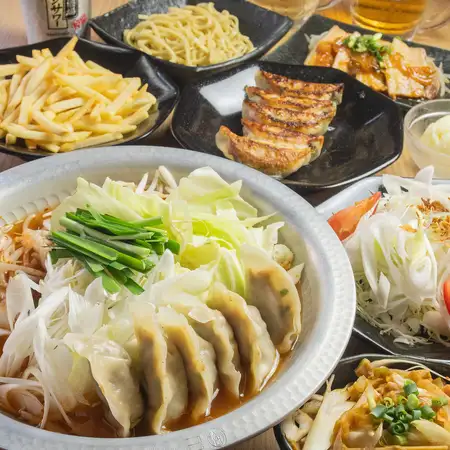 9/1～10/31限定【餃子鍋宴会コース】飲み放題付き8品！5000→4500円　