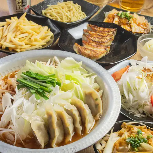 9/1～10/31限定【餃子鍋宴会コース】飲み放題付き8品！5000→4500円　