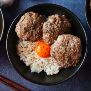 贅沢牛タンハンバーグ丼