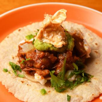 【2H飲み放題(ハートランド付)】チキンやタコス2種など8品スタンダートコース