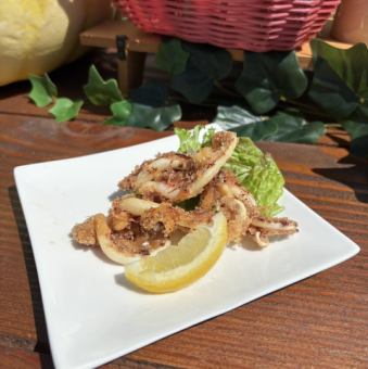 イカゲソの唐揚げ